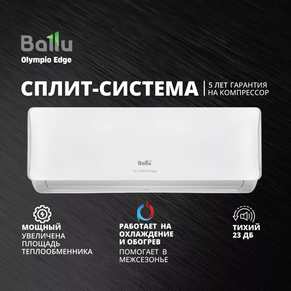 Сплит-система настенная Ballu BSO-07HN1_23Y Olympio Edge on/off